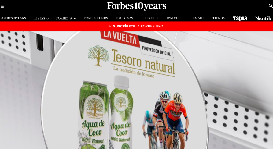 Publicación en Forbes de La Vuelta 23